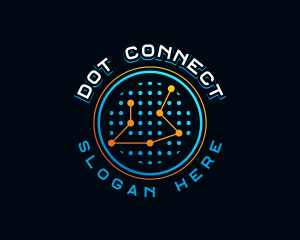 Data Connect Technology logo design