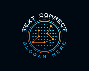 Data Connect Technology logo design