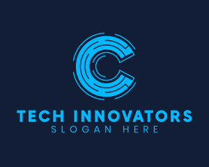 Technology Software Letter C logo