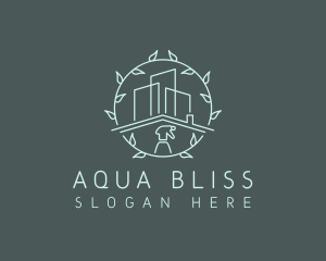 Eco Building Cleaning logo design