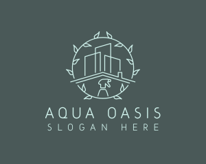 Eco Building Cleaning logo design