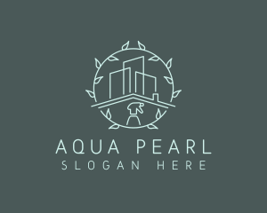 Eco Building Cleaning logo design