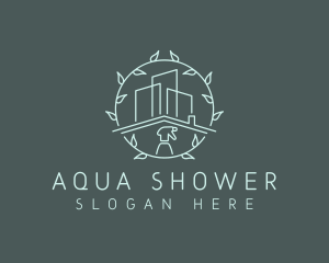 Eco Building Cleaning logo design