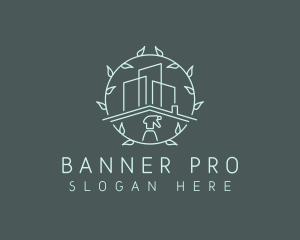 Eco Building Cleaning logo design