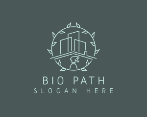 Eco Building Cleaning logo design