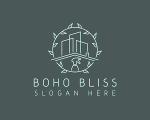 Eco Building Cleaning logo design