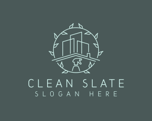 Eco Building Cleaning logo design