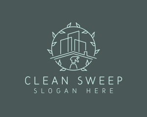 Eco Building Cleaning logo design