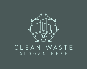 Eco Building Cleaning logo design