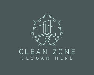 Eco Building Cleaning logo design