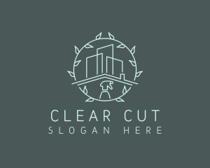 Eco Building Cleaning logo design