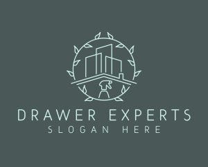 Eco Building Cleaning logo design