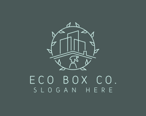 Eco Building Cleaning logo design