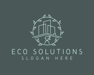 Eco Building Cleaning logo design