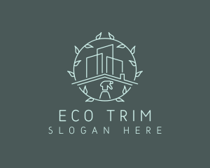 Eco Building Cleaning logo design