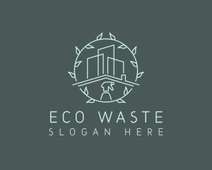 Eco Building Cleaning logo design