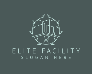 Eco Building Cleaning logo design