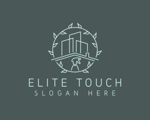 Eco Building Cleaning logo design