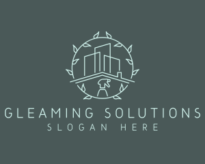 Eco Building Cleaning logo design