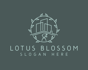 Eco Building Cleaning logo design