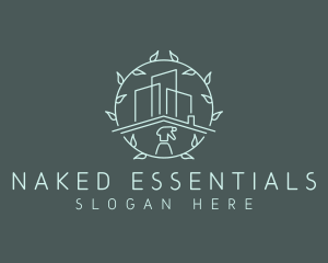 Eco Building Cleaning logo design