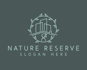 Eco Building Cleaning logo design