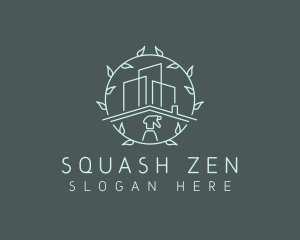 Eco Building Cleaning logo design