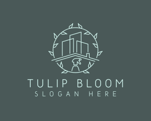 Eco Building Cleaning logo design