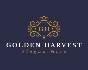 Golden Crown Royalty logo design