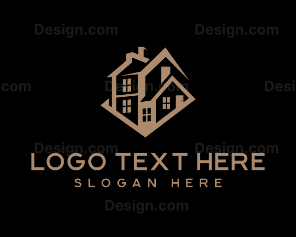 Home Real Estate Construction Logo