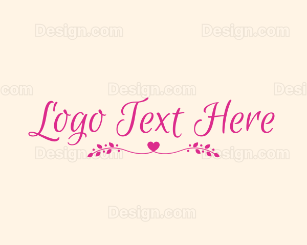 Feminine Heart Lifestyle Logo