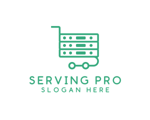 Server Shopping Cart  logo design