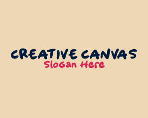 Comic Marker Handwriting logo design