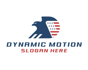 USA Eagle Letter D logo design