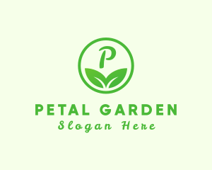 Organic Eco Leaf logo design