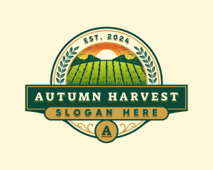 Farm Agriculture Harvest logo design