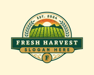 Farm Agriculture Harvest logo design