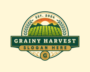 Farm Agriculture Harvest logo design