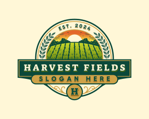 Farm Agriculture Harvest logo design