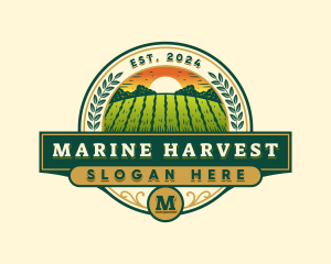 Farm Agriculture Harvest logo design