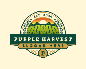 Farm Agriculture Harvest logo design