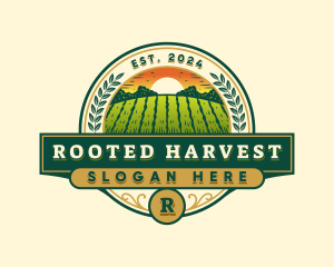 Farm Agriculture Harvest logo design