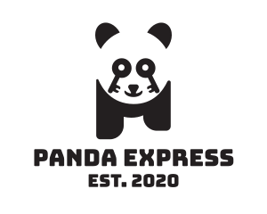 Key Lock Panda logo