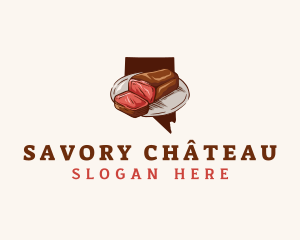 Nevada Chateaubriand Steak logo design