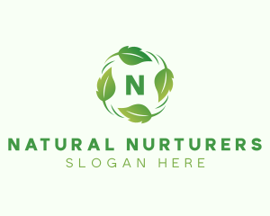 Nature Leaf  Eco logo design