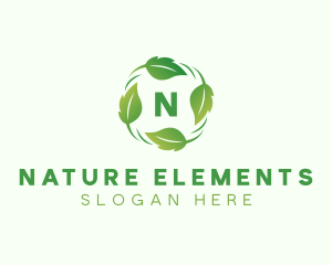 Nature Leaf  Eco logo design