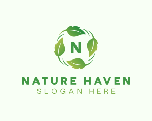 Nature Leaf  Eco logo design