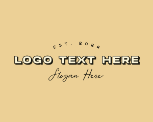 Stylish Boutique Brand Logo