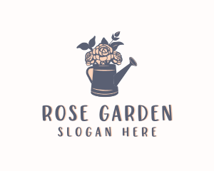 Flower Rose Landscaping logo design