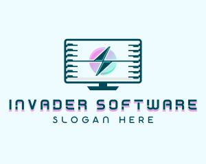 Cyber Software Computer logo design